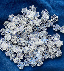 Snowflake Beads for Needlepoint