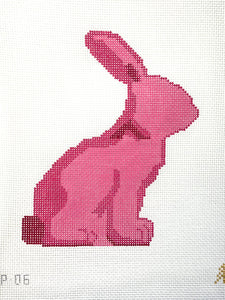 Moss Spring Bunny Hand-painted Needlepoint Canvas, 13 count