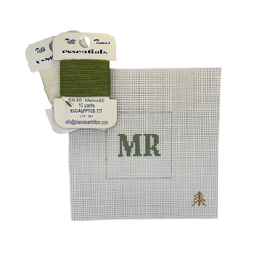 Mr. Needlepoint Canvas Insert for Can Cozy